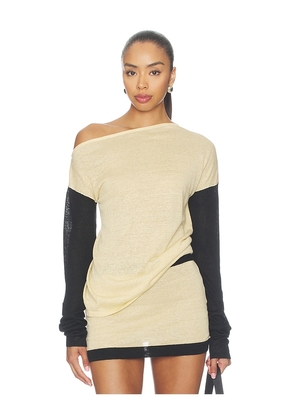 Aya Muse Mirae Top in Yellow. Size L. Also in M, S, XS.