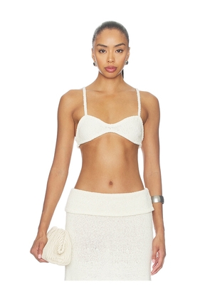Aya Muse Kena Bra in White. Size L. Also in M, S, XS.