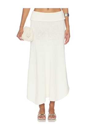 Aya Muse Kena Skirt in White. Size L. Also in M, S, XS.
