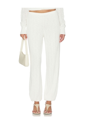 Aya Muse Unae Pants in White. Size L. Also in XS, S, M.
