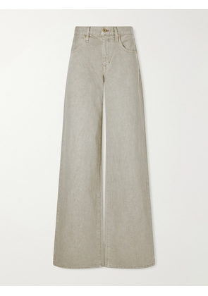 SLVRLAKE - Mica Low-rise Wide-leg Jeans - Green - 23,24,25,26,27,28,29,30,31,32