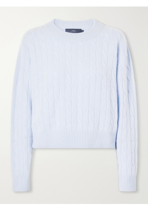 Arch4 - Tinka Cable-knit Cashmere Sweater - Blue - x small,small,medium,large