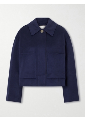 Joseph - Kalaa Wool And Silk-blend Jacket - Blue - FR 34,FR 36,FR 38,FR 40,FR 42,FR 44