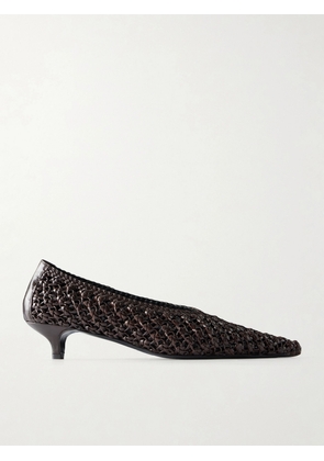TOTEME - Woven Leather Pumps - Brown - IT35,IT36,IT37,IT38,IT39,IT40,IT41