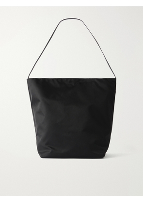 Valesque - Bucket Leather-trimmed Shell Tote - Black - One size