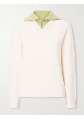 MM6 Maison Margiela - Ribbed Wool-blend Sweater - Green - x small,small,medium,large,x large