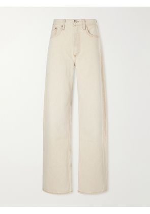 AGOLDE - Arc Mid-waist Wide-leg Jeans - Neutrals - 23,24,25,26,27,28,29,30,31,32