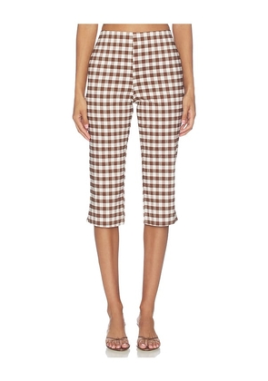 MAJORELLE Lake Capri in Brown. Size L. Also in XXS, XS, S, M, XL.