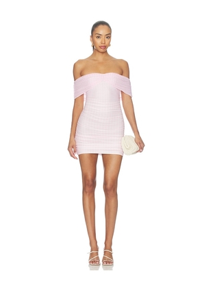 MAJORELLE Ettie Mini Dress in Pink. Size L. Also in XXS, XS, S, M, XL.