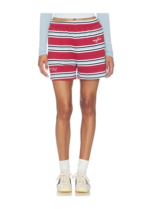The Mayfair Group Striped Shirt in Red. Size L/XL. Also in XS, S/M, M/L.