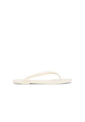 RAYE Nia Flip Flop in Ivory. Size 10. Also in 6, 7, 8, 9.