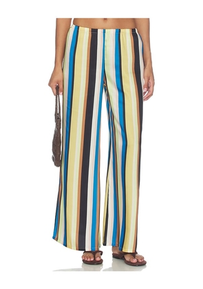 SIMONMILLER Nella Wide Leg Pant in Multi. Size L. Also in XS, S, M.