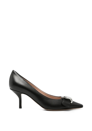 Emporio Armani buckle-detail pointed-toe pumps - Black