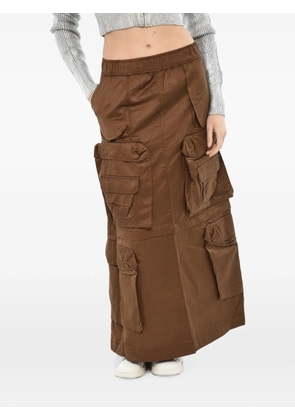 Diesel O-nita cargo maxi skirt - Brown