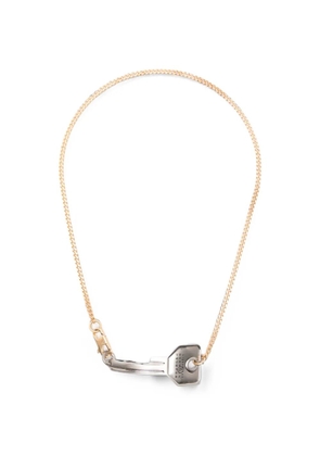 MM6 Maison Margiela key-pendant curb-chain necklace - Gold