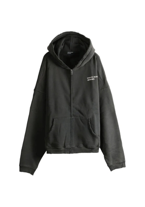 Enfants Riches Déprimés distressed logo-print hoodie - Black