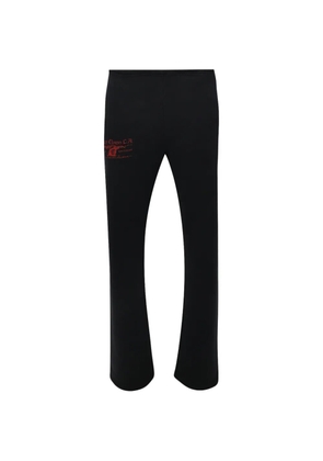 Crazy Clown L.A. logo-print track pants - Black