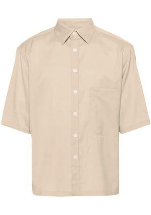 Costumein Stefano chest-pocket short-sleeve shirt - Neutrals