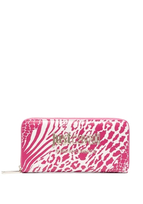 Just Cavalli animal-print Continental wallet - Pink
