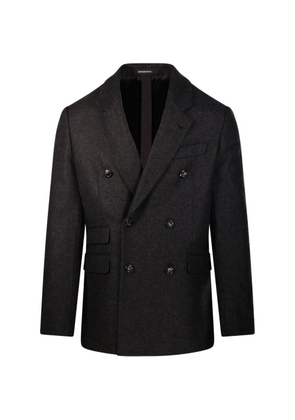 Emporio Armani double-breasted jacket - Grey