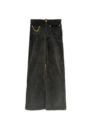 GANNI Magny chain-accent trousers - Black