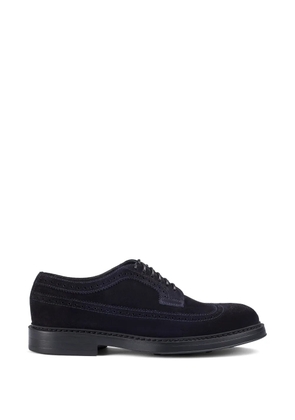 Doucal's suede brogue Derby shoes - Blue