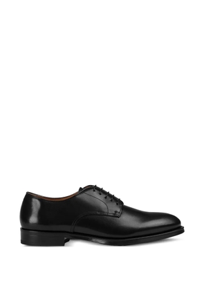 Doucal's lace-up leather Derby shoes - Black