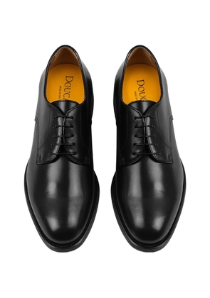 Doucal's lace-up leather Derby shoes - Black