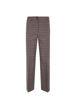 Seventy houndstooth-pattern tailored trousers - Neutrals