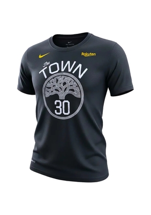 Nike x NBA Golden State Warriors Name & Number Stephen Curry T-Shirt - Black
