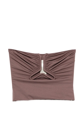 Rick Owens Alannah cut-out bustier top - Purple