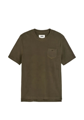 OAS Company Terry patch-pocket T-shirt - Green