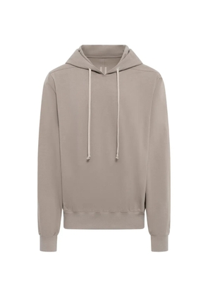 Rick Owens drawstring heavy-jersey hoodie - Grey