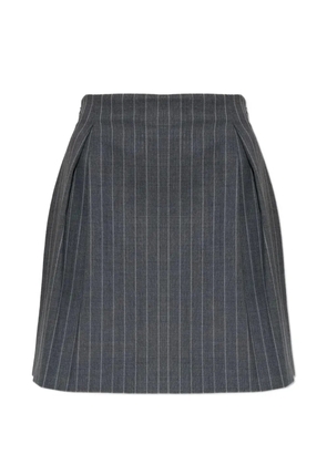 Valentino Garavani pinstripe pleated skirt - Grey