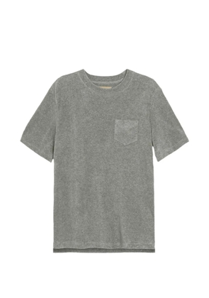 OAS Company Terry front-pocket T-shirt - Grey