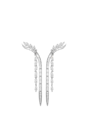 Swarovski Mesmera crystal-embellished drop earrings - Silver