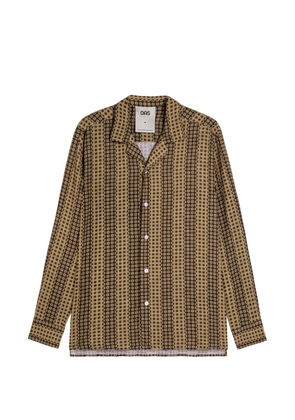 OAS Company Regalia long-sleeve shirt - Brown