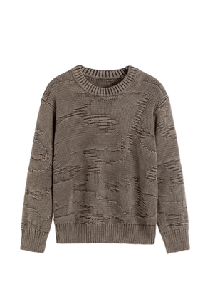 OAS Company Pino crew-neck sweater - Brown
