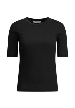 IVY OAK ribbed organic-cotton T-shirt - Black