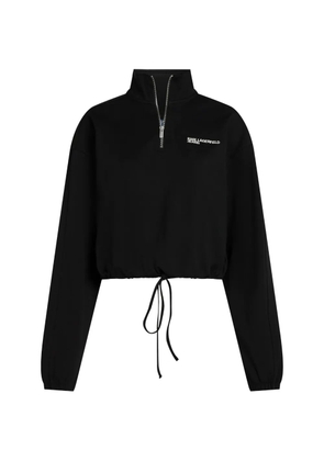 Karl Lagerfeld Jeans half-zip sweatshirt - Black