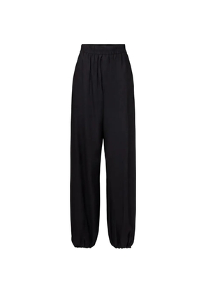 Drykorn Either elasticated-waist tapered trousers - Black