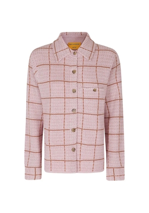 Guest In Residence Dylan check-pattern shirt - Pink