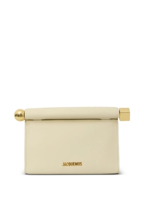 Jacquemus The Rond Carré clutch bag - Neutrals