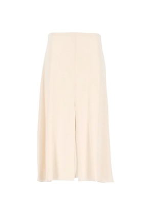 Valentino Garavani silk midi skirt - Neutrals