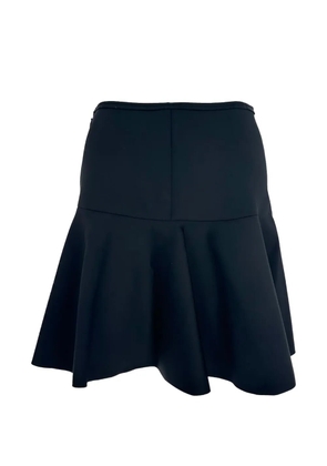 Lanvin Pre-Owned ruffled hem mini skirt - Black
