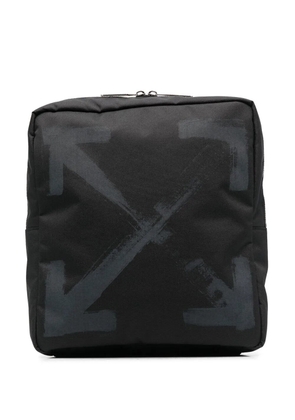 Off-White arrow-print crossbody bag - Black