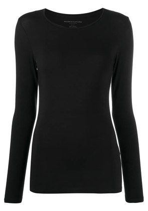 Majestic Filatures fine knit jumper - Blue