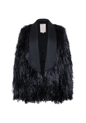 Roksanda Hidi fringe-trimmed blazer - Black