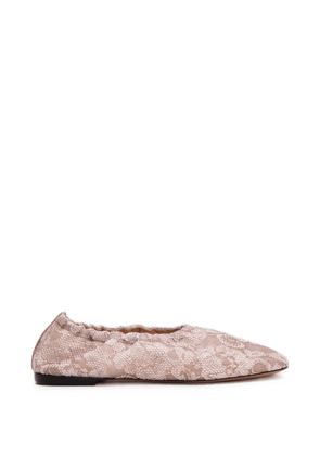 ODISSI Aicha lace ballet flats - Pink