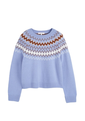 Chinti & Parker Fair Isle round-neck sweater - Blue
